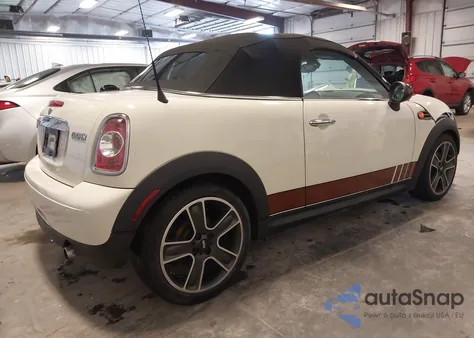 2013 Mini Roadster Cooper from USA, damaged, VIN WMWSY1C52DT625564